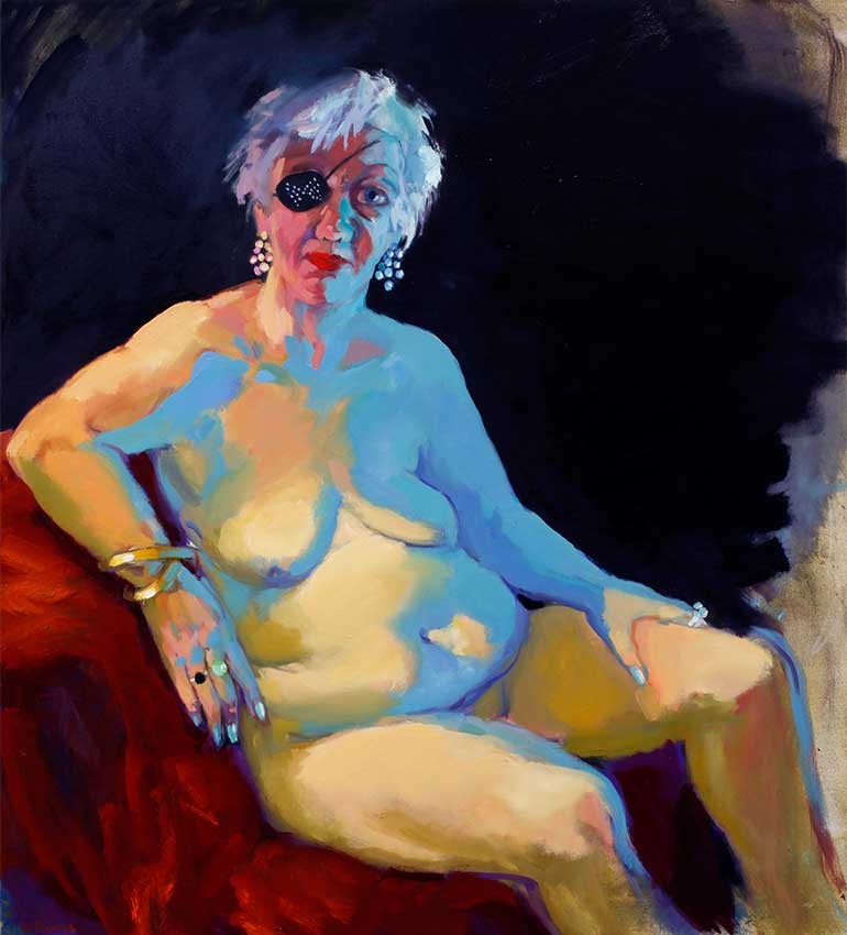 Other Lives 2018 Oil on clinen 91 x 184cm
