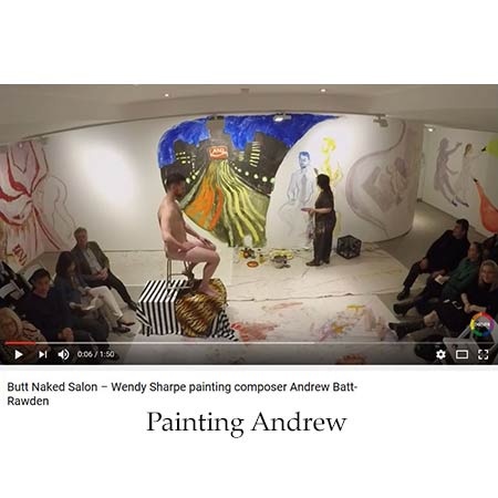 Sharp paints the composer Andrew Batt-Rawden