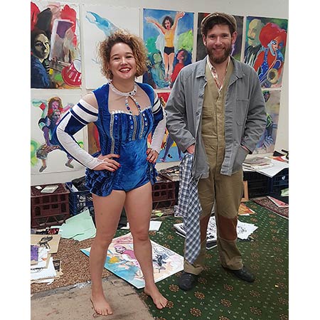 Beau Dudding and Spencer Inwood at the Sydney studio.