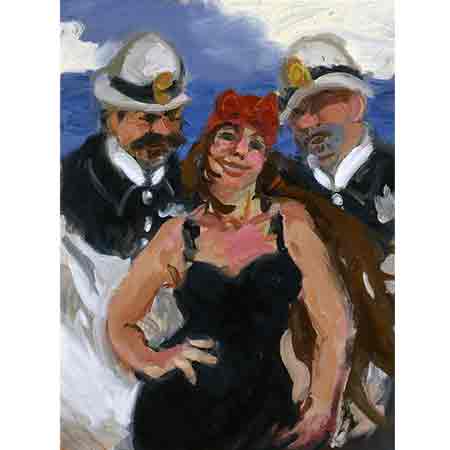 Study for panel 3.