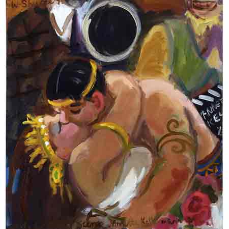 Study for panel 6