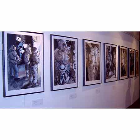 Back Stage Opera Drawings 2006 Exhibition.