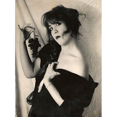 1981 - 21 year old art student Sharpe, photographed by Sephanie Carrington