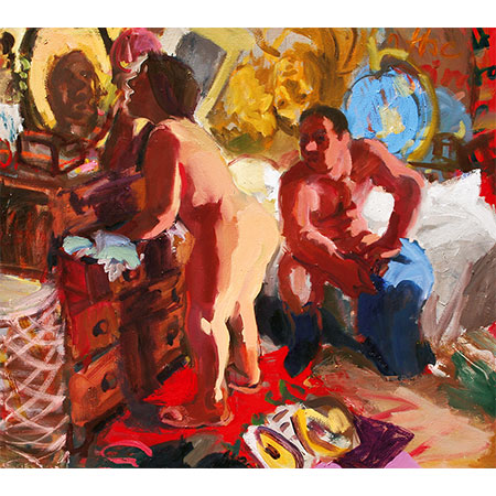 Bedroom Scene 2006 Oil on canvas 160cm x 198cm