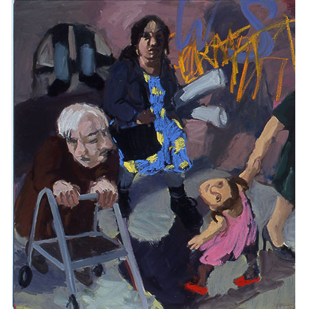 Between Young and Old 2005 Oil on linen 168cm x 152cm Artist's collection