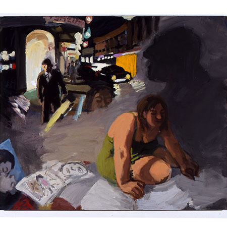 Inside Outside 2008 Oil on canvas 124cm x 145cm Private collection