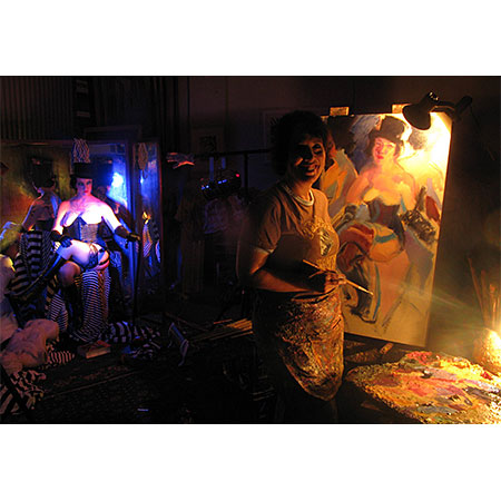 Sharpe painting Venus Vamp