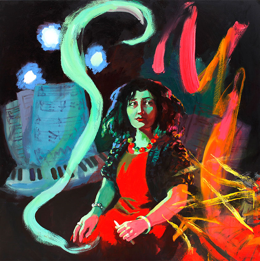 Wendy Sharpe 'The Witching Hour' Portrait of Elena Kats Chernin