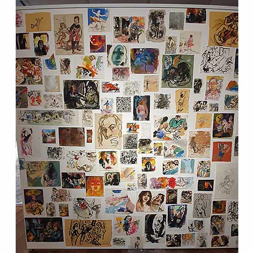 Works on paper - exhibition 'Ghosts'
