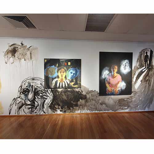 Exhibition 'Ghosts'at Mosman Art Gallery, NSW