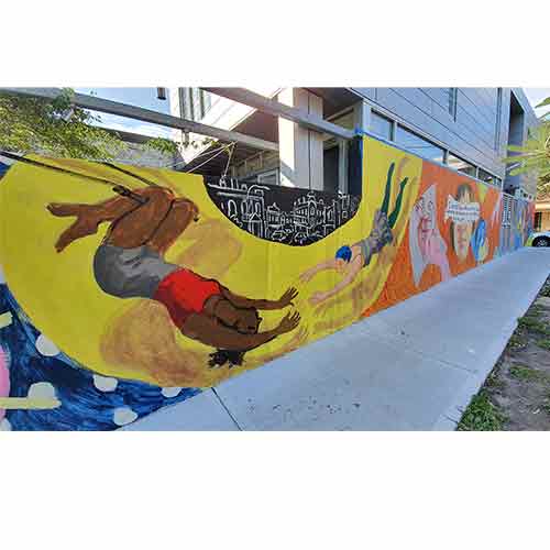 Women's Empowerment Mural, Cnr of Church & Federation, Newtown, Sydney 2020
