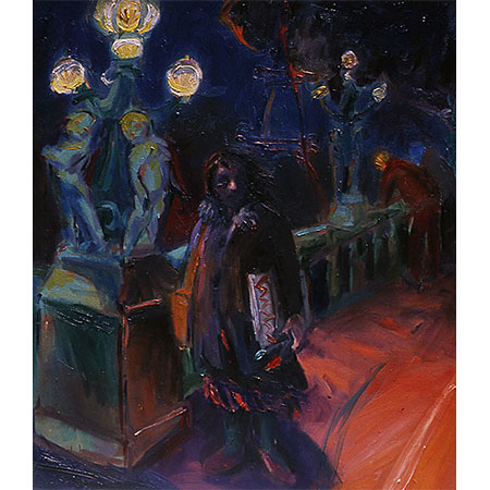 Pont Alexandre lll 1988, Oil on canvas, 122cm x 92cm, Private collection
